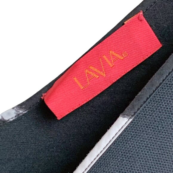 LAVIA 18 by Piazza Sempione Black Double V Neck Sleeveless Midi Dress‎ - Picture 3 of 12